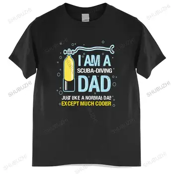 Bomuld t-shirt herre sommer Toppe jeg er En Scuba Dykker Dad T-Shirt i Bomuld Casual kortærmet T-Shirt Man Mærke T-shirt Større størrelse