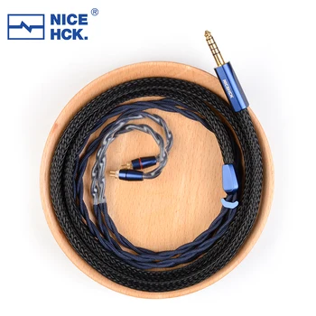 NiceHCK DualDragon 8N OCC+Microalloy CVD Grafen-Flagskib HiFi Hovedtelefon Kabel-4.4 mm 3.5 Dual MMCX Stik 2Pin for Tapperhed Yume2