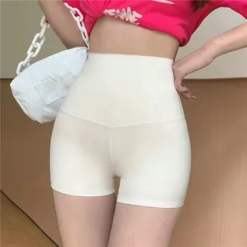 Nye Kvindelige Trusser Problemfri Sikkerhed Korte Bukser Kvinder High Waist Stretch Usynlige Silke Shorts Trusse Slankende Undertøj Undertøj