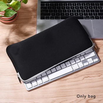 Opbevaringspose Protable Bæretaske Til Beskyttelse Rektangel Slidstærke Støvtæt Dække Lynlås Anti Scratch For Apple Tastatur