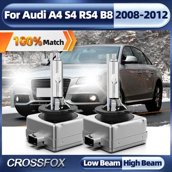 Super Lyse Xenon-Lampe D3S HID Bil Forlygte Pære Xenon Lys Hvid 6000K For Audi A4 S4 RS4 B8 2008 2009 2010 2011 2012