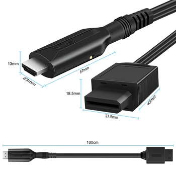 WII til et HDMI Kabel Konverter Full HD 1080P WII Wii HDMI 2 HDMI Converter til PC ' en HDTV-Skærm Til Wii HDMI Adapter