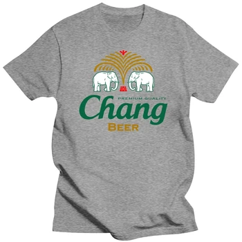 Chang Beer Thai Drink T-Shirt Singha Lao Leo Tiger Carabow Bali Gave Nyt Fra OS