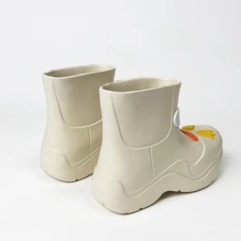 liuliu Søde tegneserie regn støvler til kvinder sommer mode tøj voksen gummi sko, non-slip nye vand støvler kort rør regn støvler