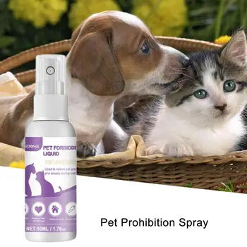 50 ml Pet Beroligende Spray Forhindre Hylende Lindre Humør Hund, Kat Brunst Beroligende Forbud Spray Pet Uddannelse Spray Pet Supplies