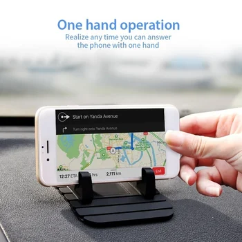 Anti-slip Bil Silikone Holder Måtten Pad Dashboard holderen Til Telefonen GPS holder Til iPhone Samsung Xiaomi Huawei Universal
