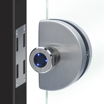 Elektronisk Smart Door Lock 304 Rustfrit Stål Skydedøre Fingeraftryk Glas Dør Lås af Enkelt-Dobbelt-Døren til hjemmekontoret