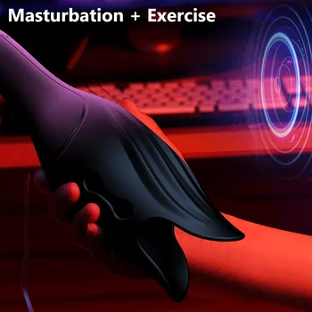 Masturbator Til Mænd Automatisk Sugende Mandlige Maskine Oral Vaginal Penis Vibrator Sex Legetøj Til Mænd Håndsex Cup Blowjobs Maskine