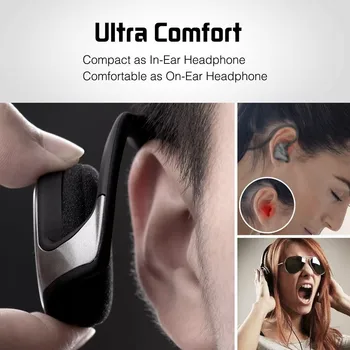 Tongdaytech A6 Bluetooth-kompatible Sport Kører Trådløse Hovedtelefoner Øre HIFI Musik Bærbare Vandtæt Headset Med Mic