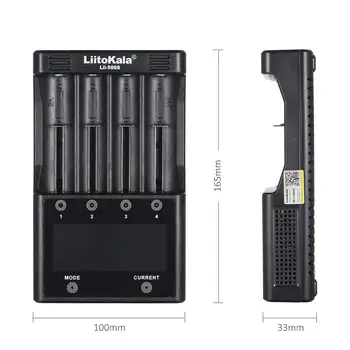 1-5PCS LiitoKala Lii-500'ERNE 18650 LCD Batteri Oplader til 26650 16340 18350 3,7 V 1,2 V Ni-MH Ni-Cd-Li-ion Test batteri kapacitet