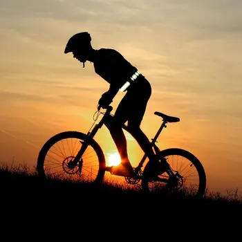 Elastisk Reflekterende Bælter til at Køre Cykling Sport Høj Synlige Nat sikkerhedsudstyr Kid Mænd Kvinder Justerbar Talje Reflekterende Bælte
