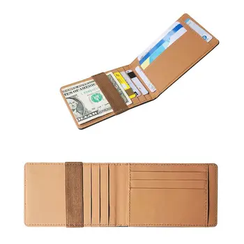 Nyt Design Mænd Bifold Business Læder Tegnebog Luksus Mærke Berømte ID Kreditkort, visitkort Wallet-Penge-Klip Mandlige Punge