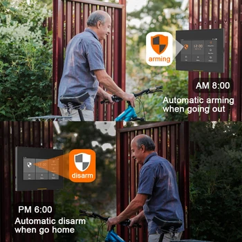 WIFI GSM Tuya Trådløse tyverialarm System for Intelligente Hjem Kamera PIR bevægelsesføler Dør Sensor Sikkerhed Alarm Kit APP Control