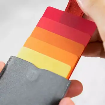 Ankomst Kort Indehavere DAX V2 Mini Slim Portable Trukket Design Kreditkort indehaveren Mænd Hældning Farve 5 Kort, Penge, Kort Tegnebog Kvinder