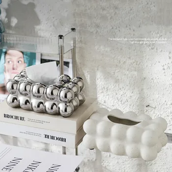 Kreative Tissue Box Holder koreanske Nordisk Stil 5 bolde Skumfiduser Væv Kasser Tilfældet for Stue Dekoration koreanske Indretning
