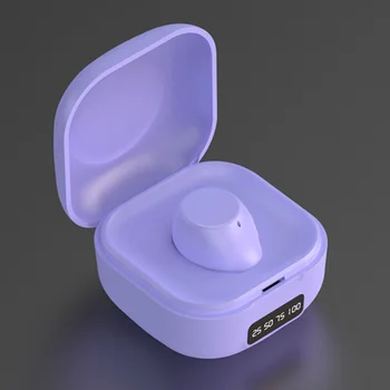 Ny ultra-små usynlige Hovedtelefoner trådløse Bluetooth headset Mini one-ear to ear-Øretelefoner sød studerende arbejde sports Hovedtelefoner
